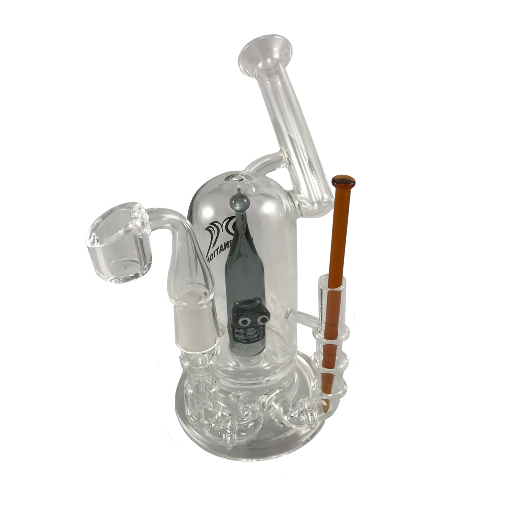Robot Perc Head with Banger 14mm Male Dab Rig