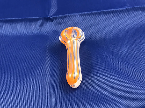 2.5" Mini Striped Glass Pipe