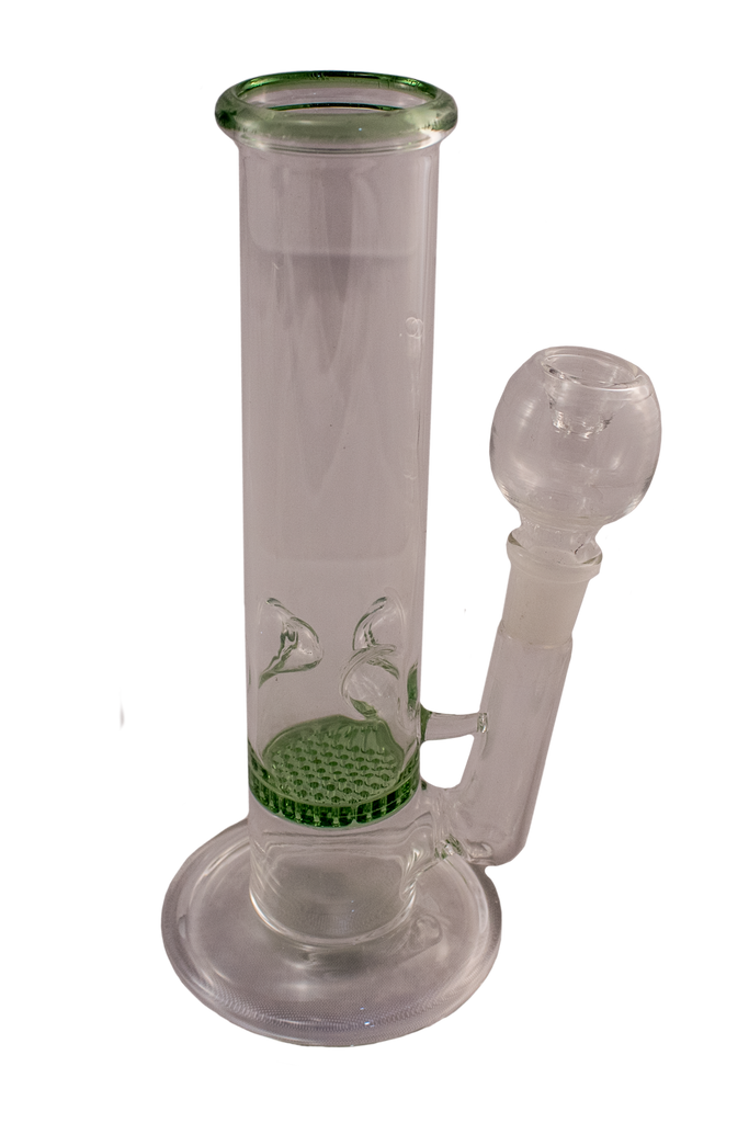 8 Inch Straight Bong with Honeycomb Perc