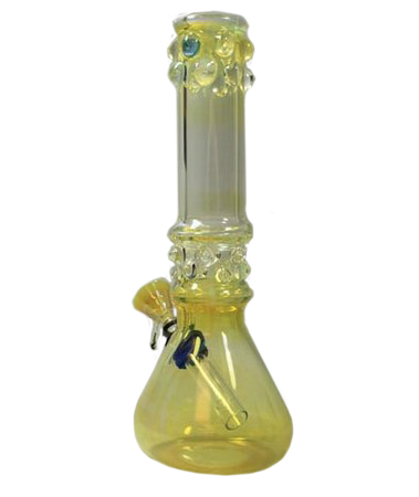8" Fumed Bong with Marbles