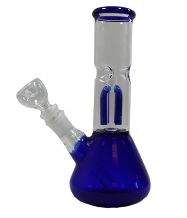 8 Inch Quad-Perc Bong